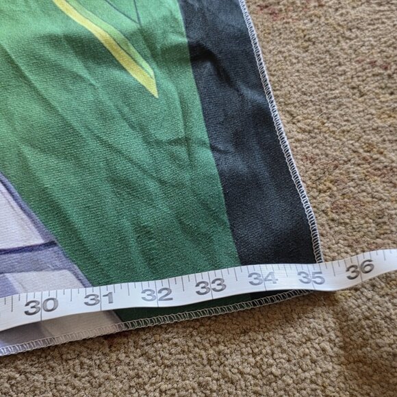 79” X 35” SANTA Christmas W/Berner Dog Door Cover Wall Hanging - Picture 3 of 4